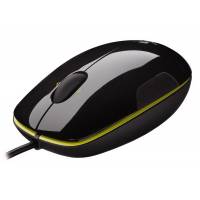 Мышь Logitech M150 (USB, laser, 1000dpi, black-acid green)