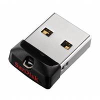 Флеш накопитель USB 2.0 16Gb SanDisk Cruzer Fit (SDCZ33-016G-G35, black)