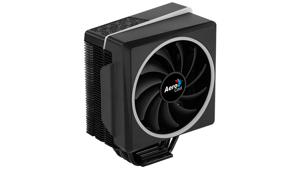 Вентилятор AeroCool Cylon 4 (1150/1151/1155/1156/1200/2011/2066/775/AM2/AM3/AM4/FM1/FM2, 120mm, Al, Hydro, 800-1800rpm, 14-26dBa, 4 тепловые трубки 6mm, DTH, 4pin, RGB LED, 145W) RTL