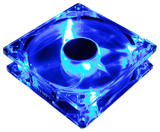 Вентилятор ZALMAN ZM-F3BL (120x120x25mm, sleeve, 1000-1800rpm, 20-32dBa, 3pin, blue LED) RTL