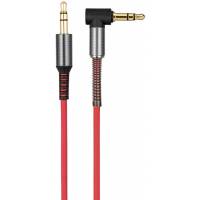 Кабель аудио 3.5mm Jack (m) - 3.5mm Jack (m) 1.0m (UPA02 Spring, red) hoco