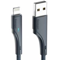 Кабель USB 2.0 Am - Lightning 1.0m (EXCL-LS03, 2.4A, нейлоновая оплётка, blue) Essager