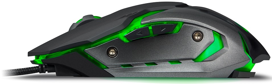 Мышь Sven RX-G740 (USB, optical, 2400dpi, бесшумный клик, игровая, динамическая подсветка, soft-touch, 1.8m, black)
