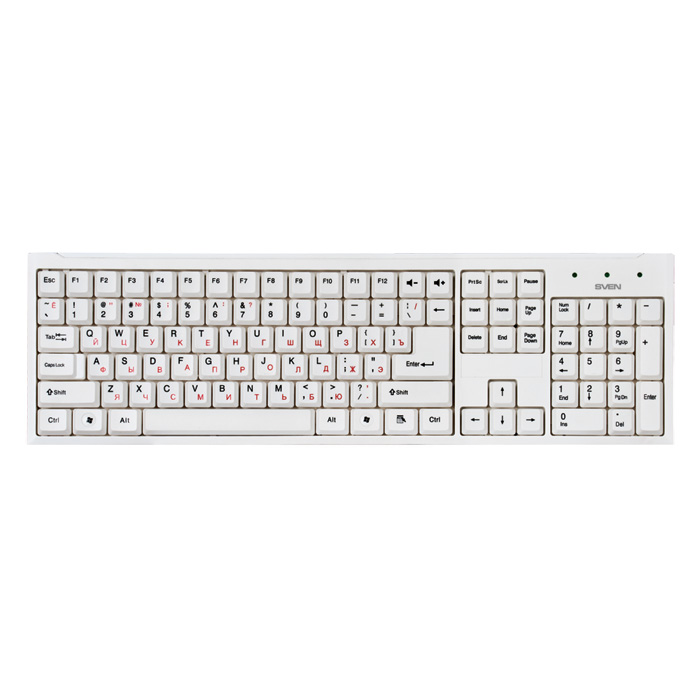 Набор клавиатура и мышь Sven Standard 310 Combo (white)