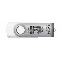 Флеш накопитель USB 2.0 4Gb FUMIKO TOKYO (FU04TOWHITE-01, white)