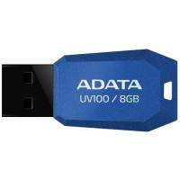 Флеш накопитель USB 2.0 8Gb ADATA UV100 (AUV100-8G-RBL, blue)