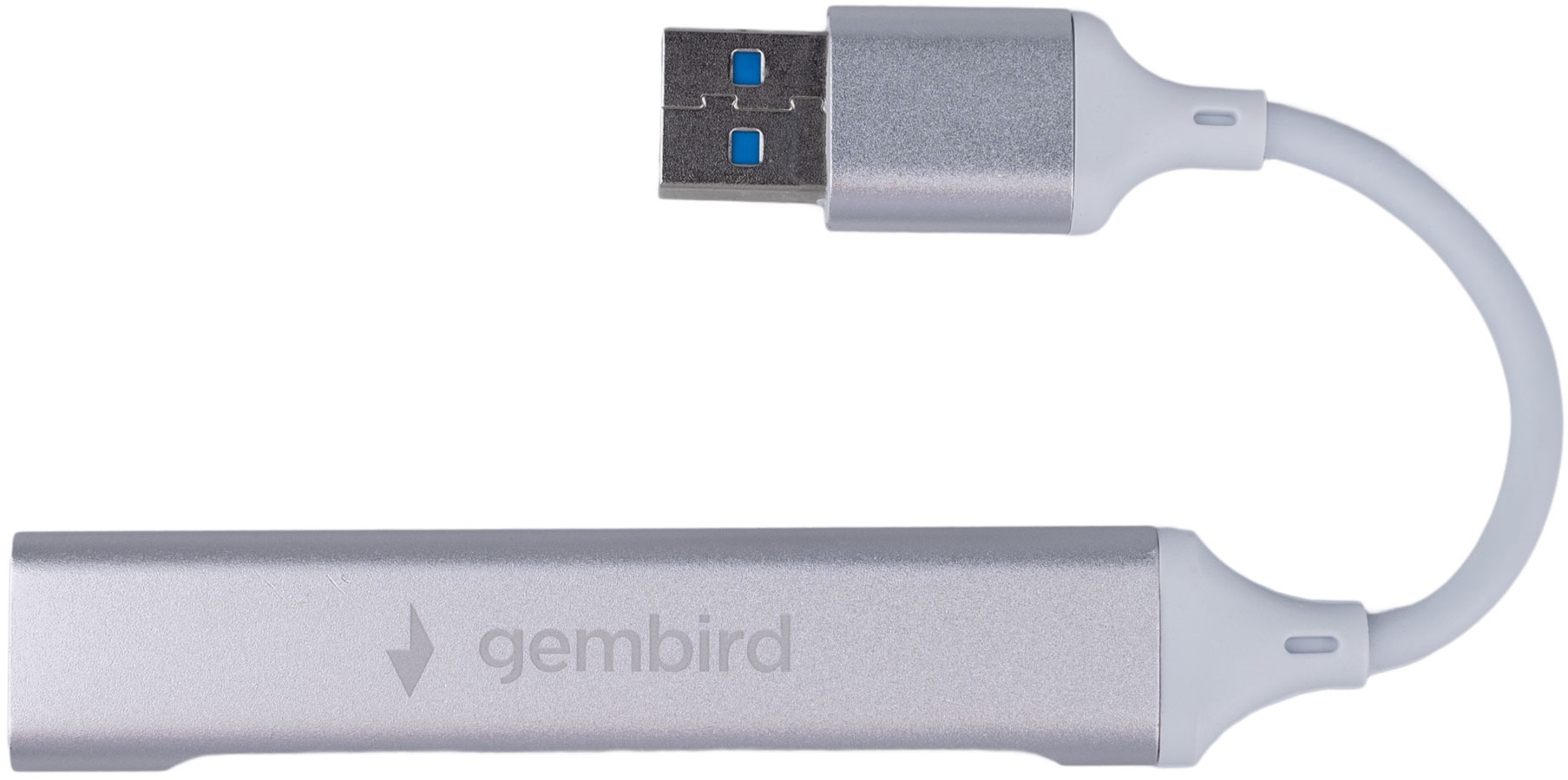USB 3.0 HUB Gembird UHB-C206 (4 порта, 3x USB2.0, USB3.0, 0.9A, 0.1m, silver)