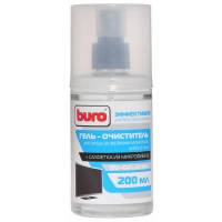 Комплект чистящий Buro BU-Gel_screen (гель-очиститель антистатический 200ml, салфетка микрофибра 12x12cm, для экранов)