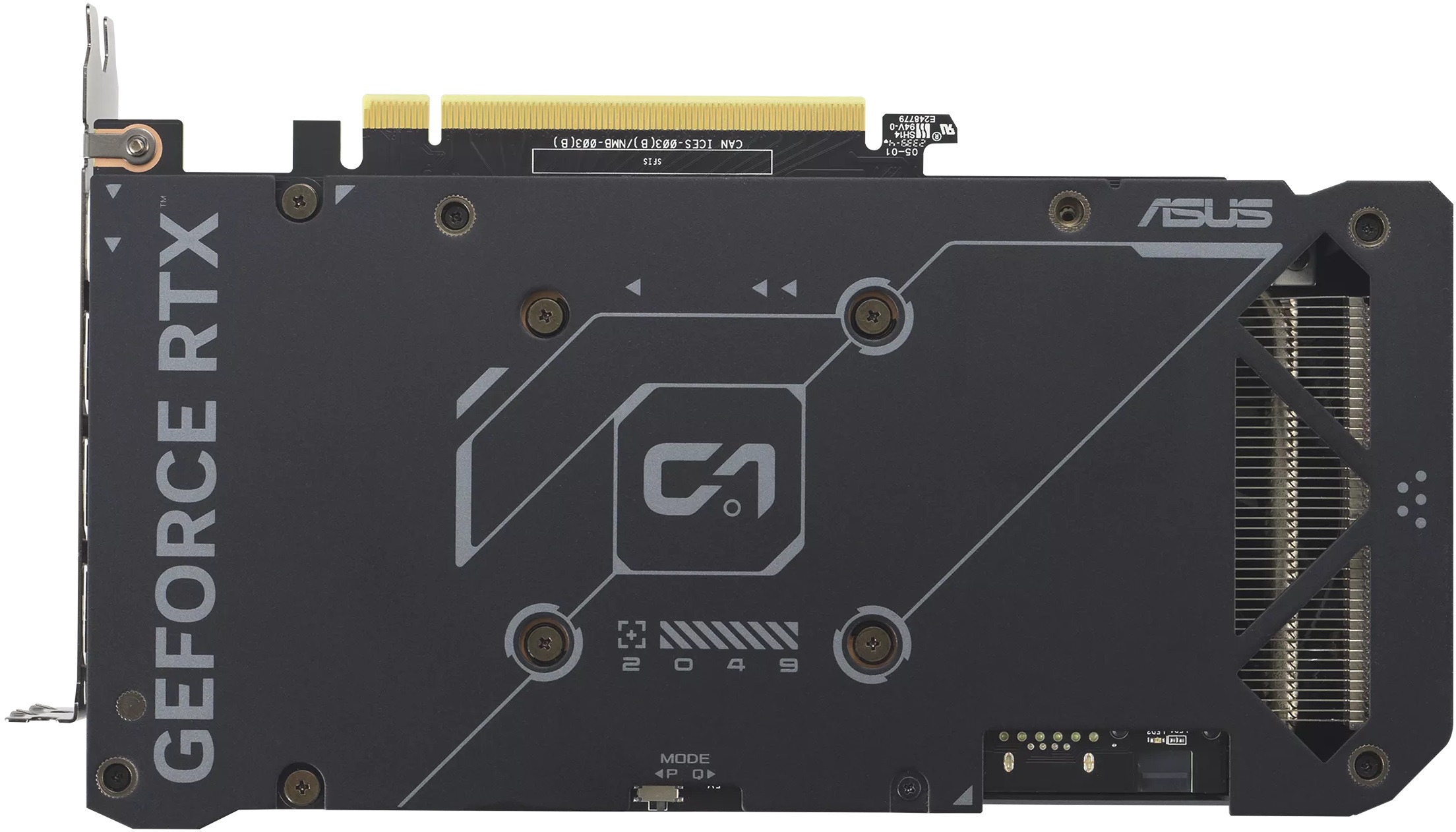 Видеокарта ASUS GF RTX4060 OC 8Gb (DUAL-RTX4060-O8G-EVO, 128bit, GDDR6, HDMI+3xDP) RTL