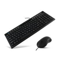 Набор клавиатура и мышь Crown CMMK-855 (USB, black)