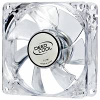 Вентилятор DEEPCOOL Xfan 80L/R (80x80x25mm, Hydro, 1800rpm, 20dBa, 3+4pin, red LED) RTL