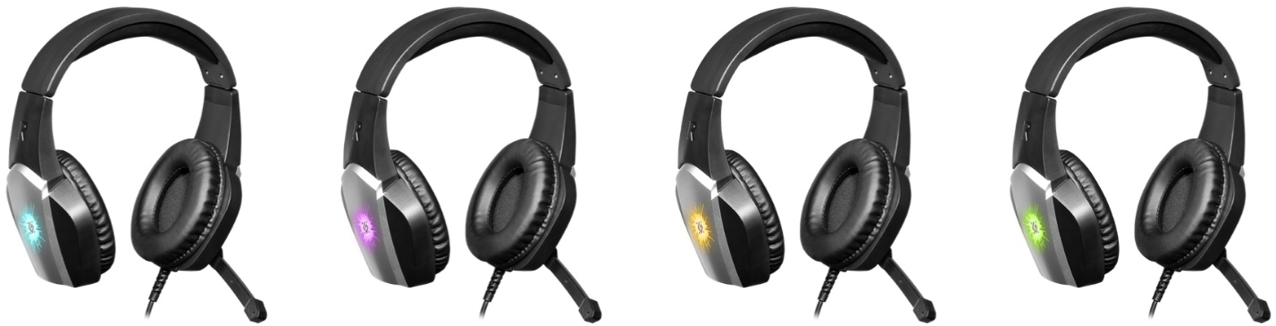 Наушники Defender X-Skull (полноразмерные закрытые, с микрофоном, регулятор, 2.1m, игровые, подсветка, промо-код "Crossout", black-silver)