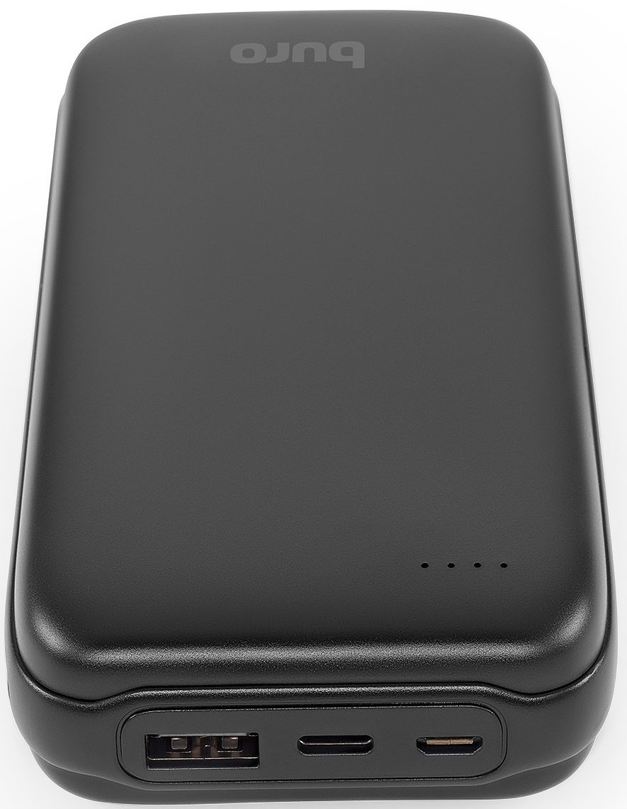 Внешний аккумулятор Buro BP20A (литий-полимерный, 20000mAh, USB - 2A, вход 2А 10W, black)