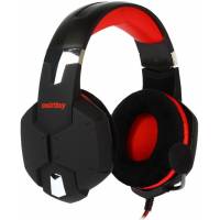 Наушники Smartbuy Rush Viper SBHG-2200 (полноразмерные закрытые, с микрофоном, регулятор, игровые, 3m, black-red)