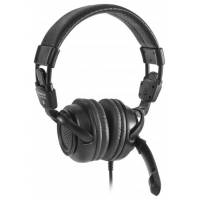 Наушники Defender Bravo HN-880 (полноразмерные закрытые, с микрофоном, 2.1m, с регулятором, black)