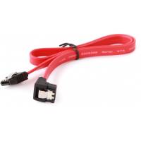 Кабель интерфейсный SATA, 0.5m (CC-SATA-DATA90, угловой разъём, защёлки) Cablexpert