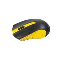 Мышь беспроводная ExeGate Office Standard SR-9015BY (optical, 1200dpi, 2*AAA (нет в комплекте), black-yellow)