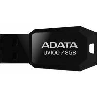 Флеш накопитель USB 2.0 8Gb ADATA UV100 (AUV100-8G-RBK, black)