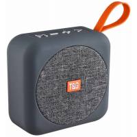 Колонка T&G TG505 (3W, портативная, аккумулятор 500mAh, Bluetooth v.5.0, AUX, USB, MicroSD, FM, MP3, grey)