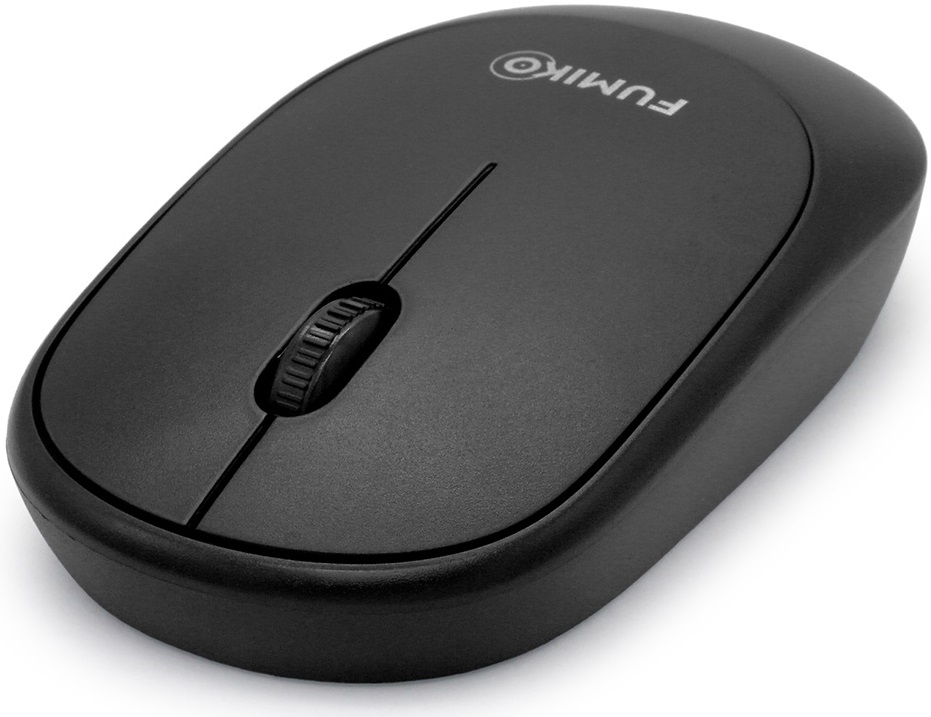Мышь беспроводная FUMIKO VIVID FMA-06-K (optical, 1000dpi, AA (нет в комплекте), black)