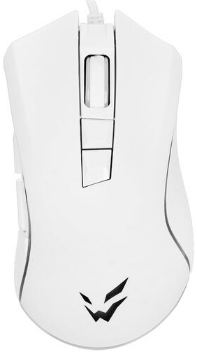 Мышь ARDOR GAMING Fury (USB, optical, 12400dpi, аккумулятор, игровая, RGB подсветка, программируемая, soft-touch, 1.8m, white)