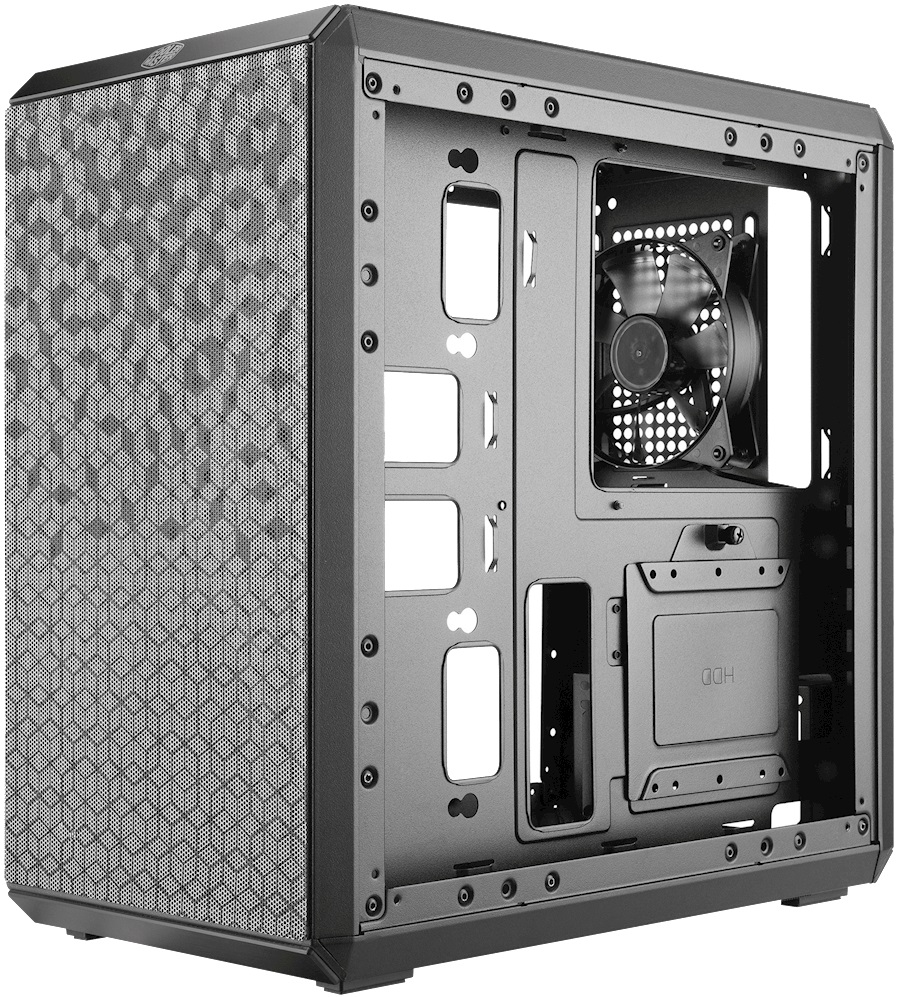 Корпус COOLER MASTER Q300L (без БП, mATX, USB3.0, blue LED Fan, black)