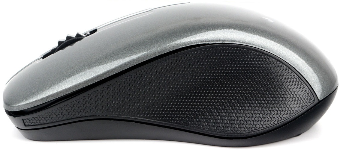 Мышь беспроводная Gembird MUSW-375 (optical, 1000dpi, 2xAAA, black-grey)