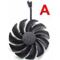 Вентилятор для видеокарт InRobert (88mm, (A) по часовой, 12V, 0.5A, Gigabyte GTX1050Ti / GTX1060 / RX580 / RX480 / RX580 / RX470 / RX570, sleeve, 4pin) OEM