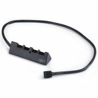 Контроллер вентилятора DEEPCOOL FAN HUB (для 4 вентиляторов, 4pin, PWM, black) RTL