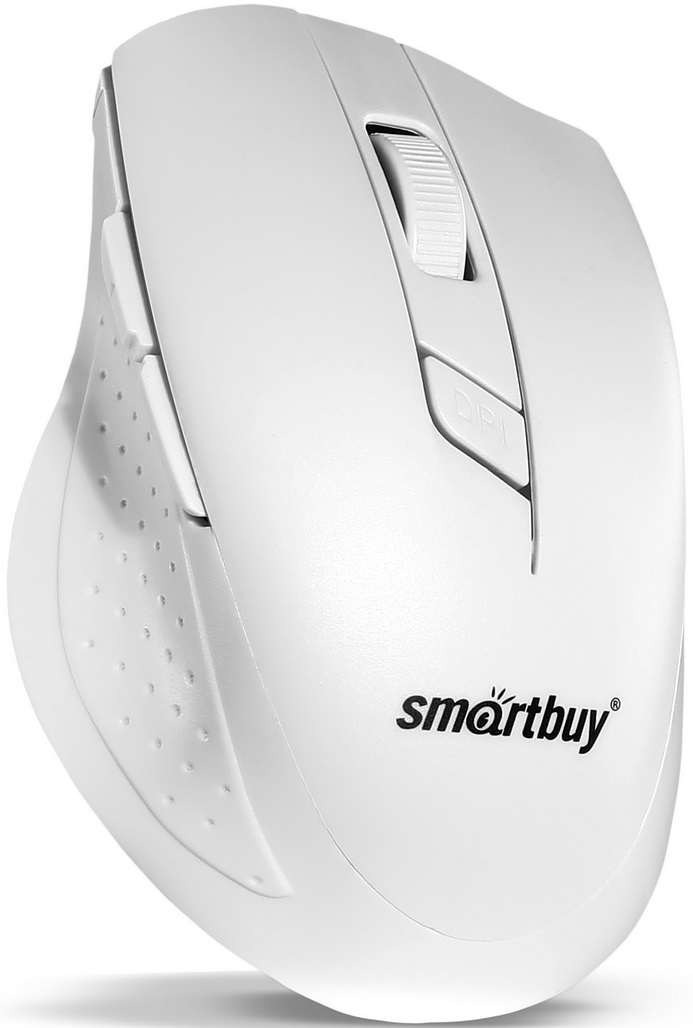 Мышь беспроводная Smartbuy ONE (SBM-602AG-W, optical, 1600dpi, AA, white)