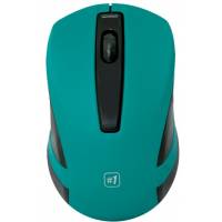 Мышь беспроводная Defender #1 MM-605 (optical, 1600dpi, 2xAAA, black-green)