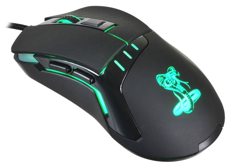 Мышь Oklick SNAKE 865G (USB, optical, 2400dpi, игровая, black)