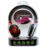Наушники Mediana HP-822 (накладные закрытые, без микрофона, 1.5m, регулятор, black-red)