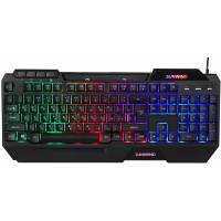 Клавиатура SunWind (SW-K515G, USB, радужная подсветка, игровая, мультимедийная, black)