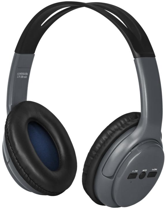 Гарнитура Defender FreeMotion B520  (накладная закрытая, беспроводная, Bluetooth 4.2, с микрофоном, до 7 часов работы от батареи, grey)