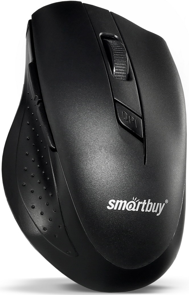Мышь беспроводная Smartbuy ONE (SBM-602AG-K, optical, 1600dpi, AA, black)