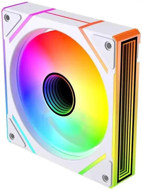 Вентилятор Bloody BD-CF120ARGB2-WH (120x120x25mm, Hydro, 600-1600rpm, 11-26dBa, 4pin, PWM, ARGB LED, white) RTL