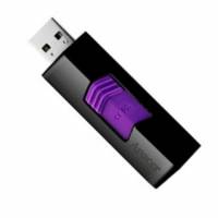 Флеш накопитель USB 2.0 16Gb Apacer AH332 (AP16GAH332B-1, black-purple)