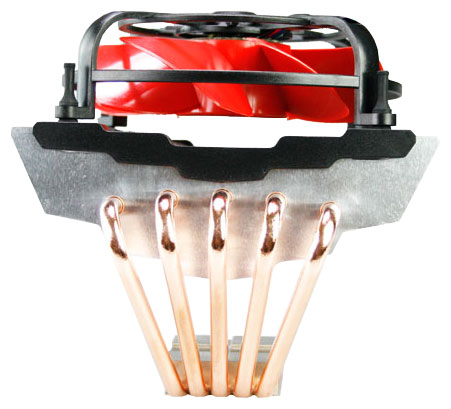 Вентилятор DEEPCOOL ICE WING 5 PRO (1150/1151/1155/1156/1366/775/AM2/AM3/FM1/FM2, 120mm, Al, Hydro, 800-1800rpm, 19-36dBa, 5 тепловых трубок, DTH, 4pin, 136W) RTL