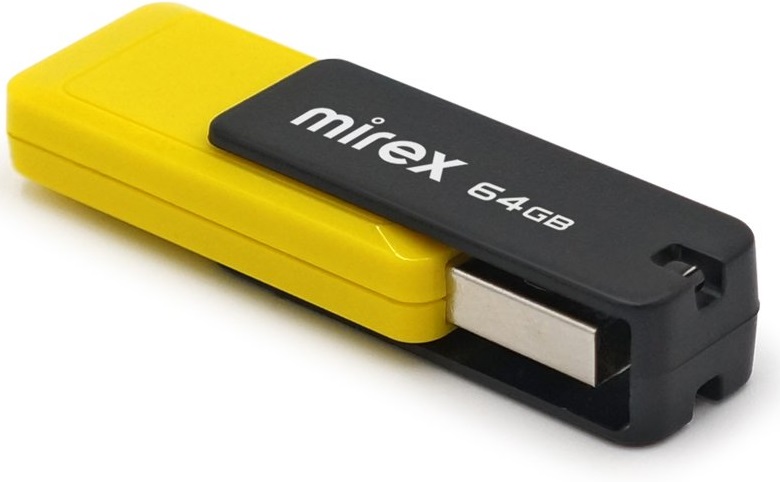 Флеш накопитель USB 2.0 64Gb Mirex City (yellow)