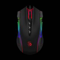 Мышь A4Tech Bloody J90 (USB, optical, 5000dpi, игровая, RGB подсветка, stone black)