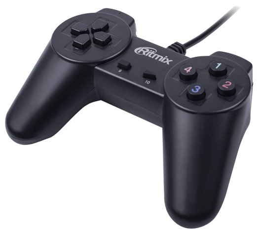Геймпад Ritmix GP-001 (USB, 1.5м, black)