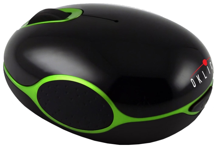 Мышь беспроводная Oklick 535XSW (green-black, CORDLESS, optical 800/1600, Nano Receiver)