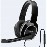 Наушники Edifier K815 (полноразмерные закрытые, с микрофоном, регулятор, 2m, black-silver)