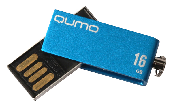 Флеш накопитель USB 2.0 16Gb QUMO FOLD (QM16GUD-FLD, blue)