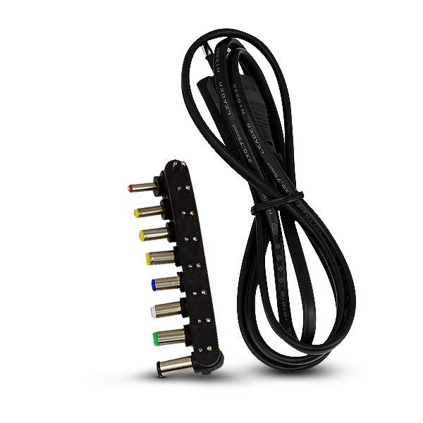 Зарядное устройство для ноутбука Crown CMLC-3293 (вход 110-220V, выход 12/15/16/18/19/20/24V, USB 2A, 100W, black)