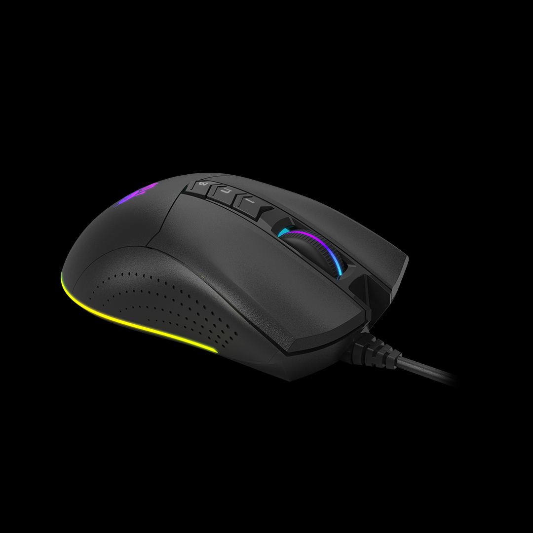 Мышь A4Tech Bloody P90s (USB, optical, 8000dpi, игровая, RGB подсветка, программируемая, stone black)