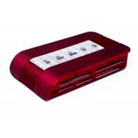 Карт-ридер L-PRO #1146 (microSD, SDHC, M2, MMC, MS, CF, XD, MS Duo, RS-MMC, red, USB2.0)
