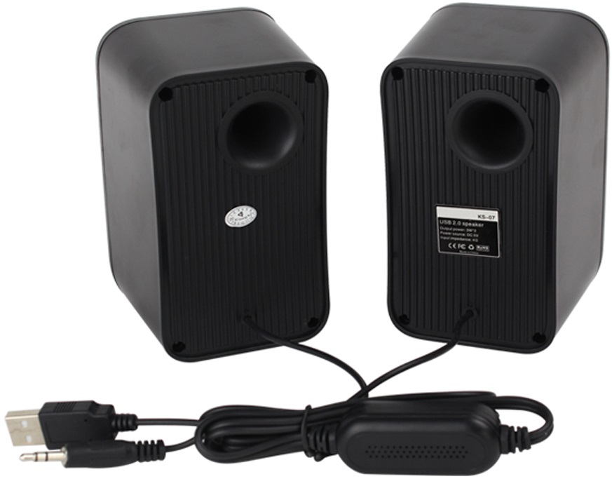 Колонки FUMIKO DELUNA (6W, USB, black)