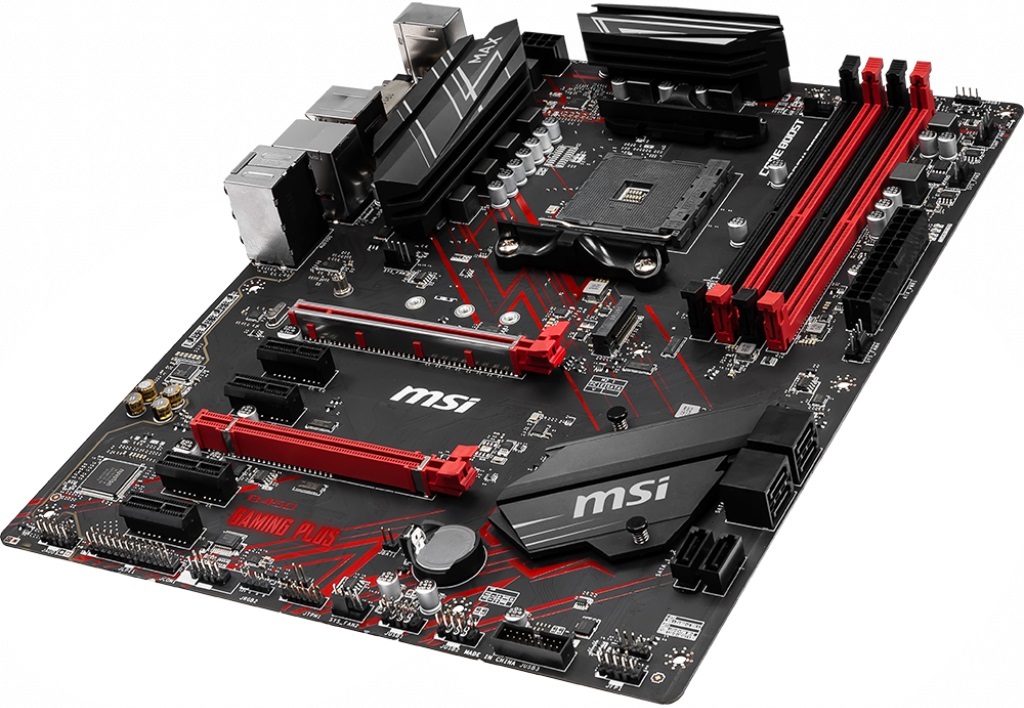 Материнская плата MSI B450 GAMING PLUS MAX (AM4, mATX) RTL